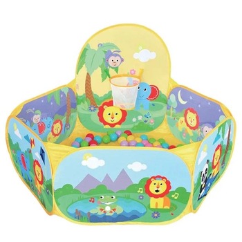 Patut cu bile Fisher Price, 120x38x60 cm, 25 bile, Multicolor Patut cu bile Fisher Price, 120x38x60 cm, 25 bile, Multicolor