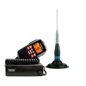 Pachet Statie radio CB President William ASC, cu squelch automat + Antena CB President ML145 Pachet Statie radio CB President William ASC, cu squelch automat + Antena CB President ML145