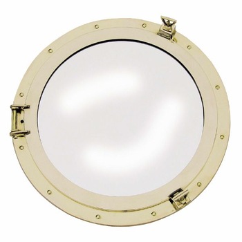Oglinda marina Sea Club, rama cu hublou din alama masiva,Ø: 50cm Oglinda marina Sea Club, rama cu hublou din alama masiva,Ø: 50cm