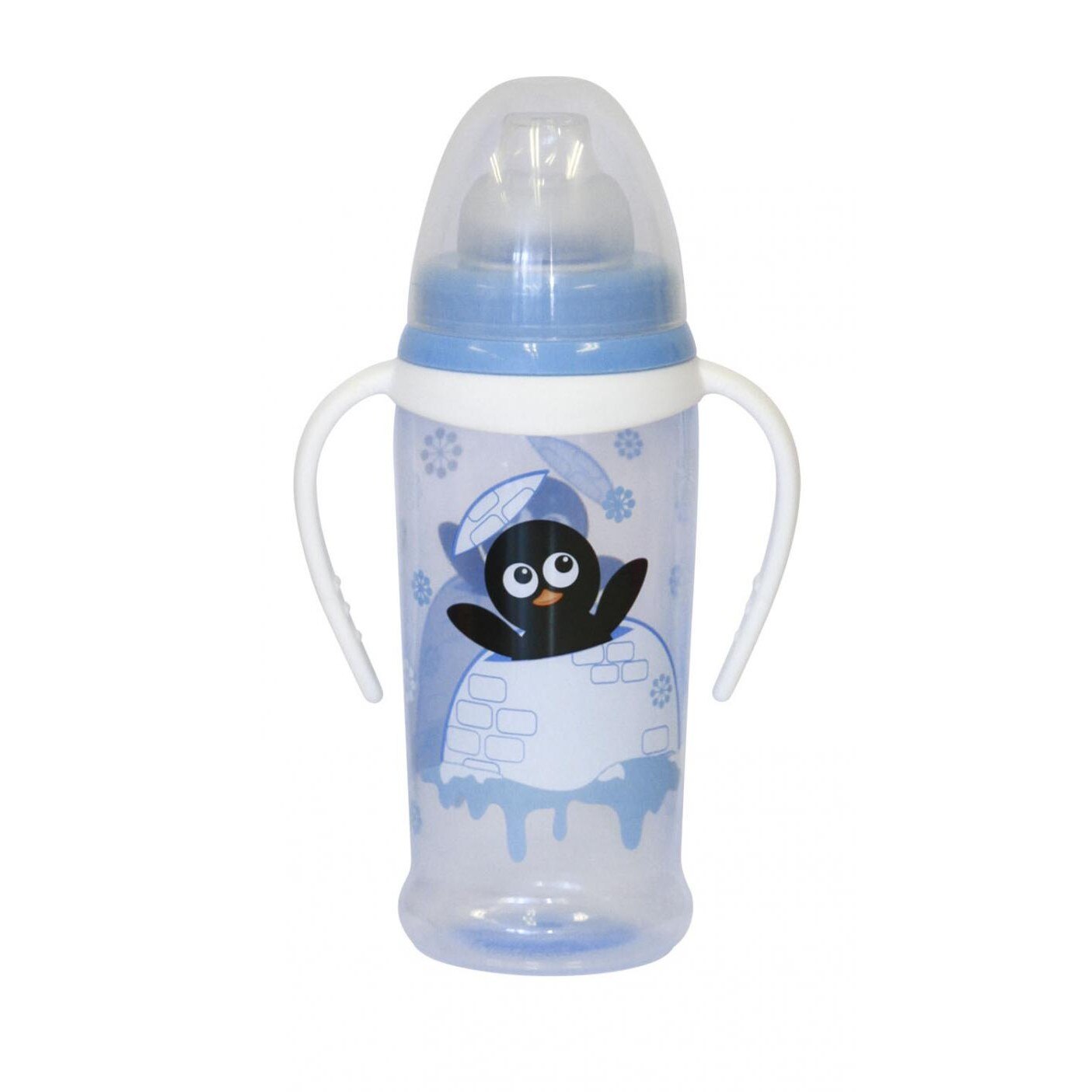 Lorelli - Cana cu curgere continua si cioc moale 300 ml - albastru