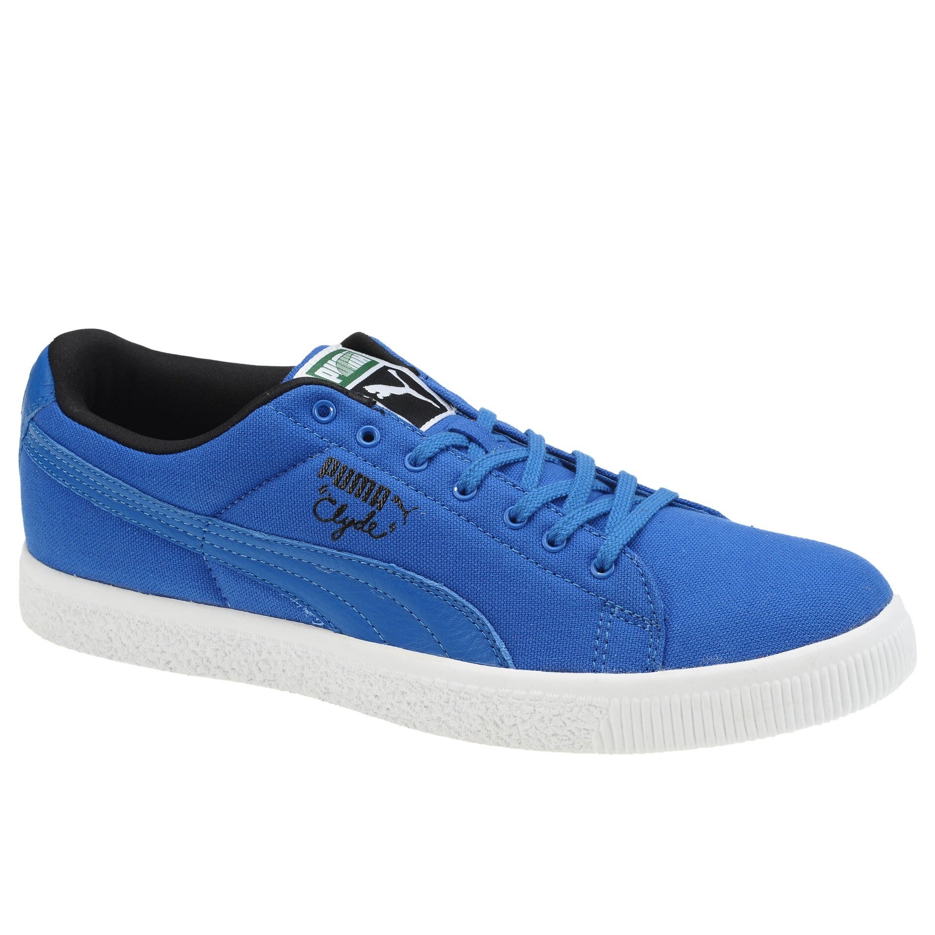 Tenisi barbati Puma Clyde Canvas Leather FS royal black 35295509