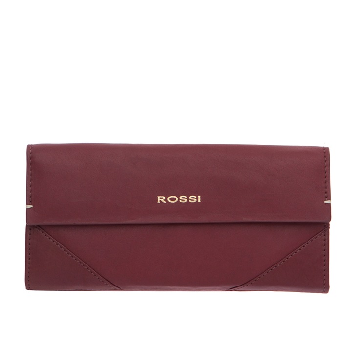 Дамско портмоне Rossi, RSL30126, Винено червено