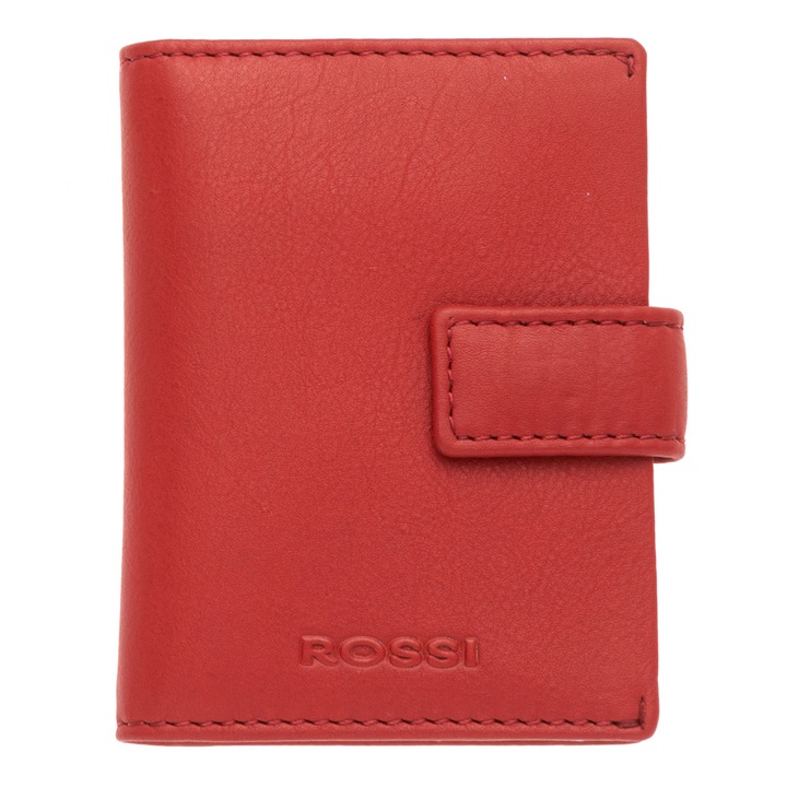 Дамски визитник Димс-92 Rossi RSL32127 цвят Наситено червен