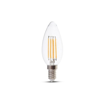 Bec led Vintage, E14, 4W(35W), lumina calda, 400 lm, A++, V-TAC Bec led Vintage, E14, 4W(35W), lumina calda, 400 lm, A++, V-TAC