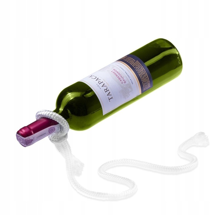 Raft De Vin, Suport Magic Pentru Sticle, Efect Wow, Functioneaza Cu Aproape Toate Tipurile De Sticle, Sticla Poate Fi Goala, Plina Sau Pe Jumatate Plina, 18 cm x 15 cm x 32 cm