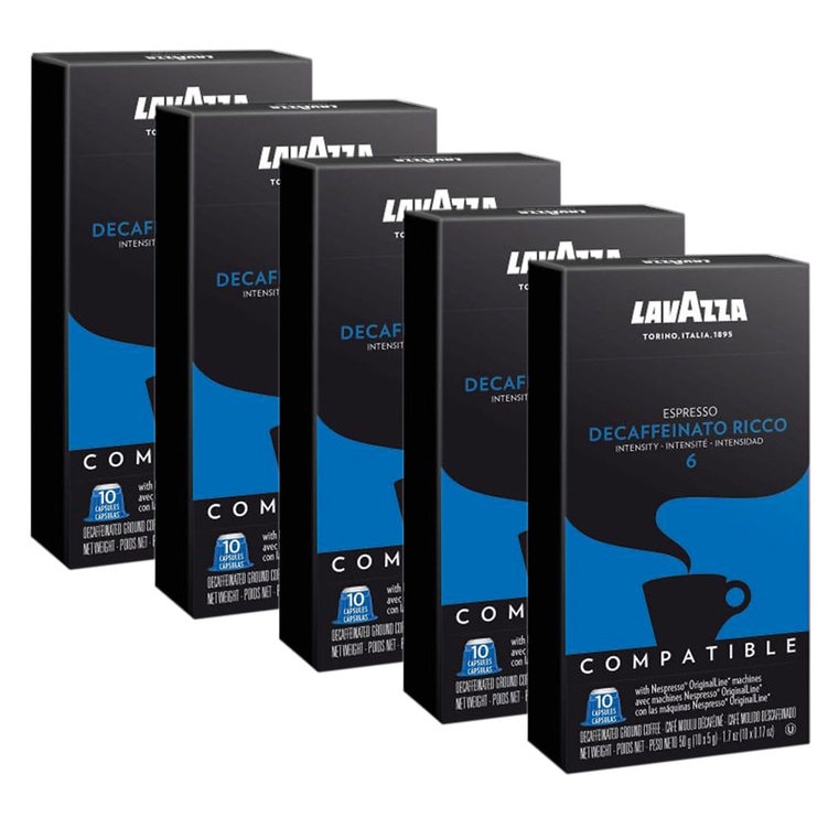 Capsule Lavazza Espresso Decaffeinato ricco Compatibili Nespresso