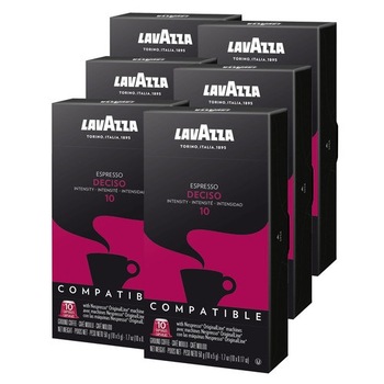 Set 6 x 10 Capsule Lavazza Espresso Deciso, Compatibile Nespresso, 300 g Set 6 x 10 Capsule Lavazza Espresso Deciso, Compatibile Nespresso, 300 g