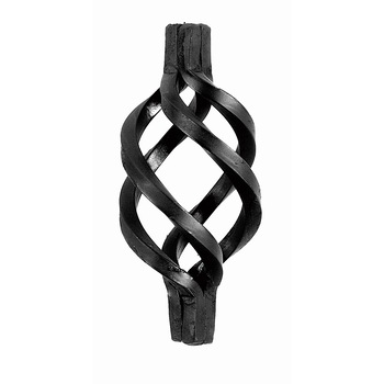 Bulb din fier forjat , BB002 , 155x75mm , otel patrat amprentat 8x8mm Bulb din fier forjat , BB002 , 155x75mm , otel patrat amprentat 8x8mm