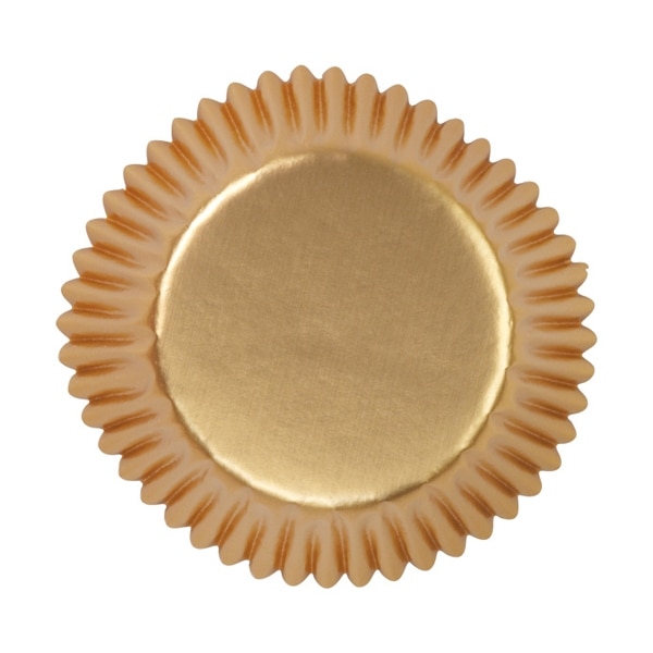 Set 36 cupe de copt aurii pentru briose, Wilton