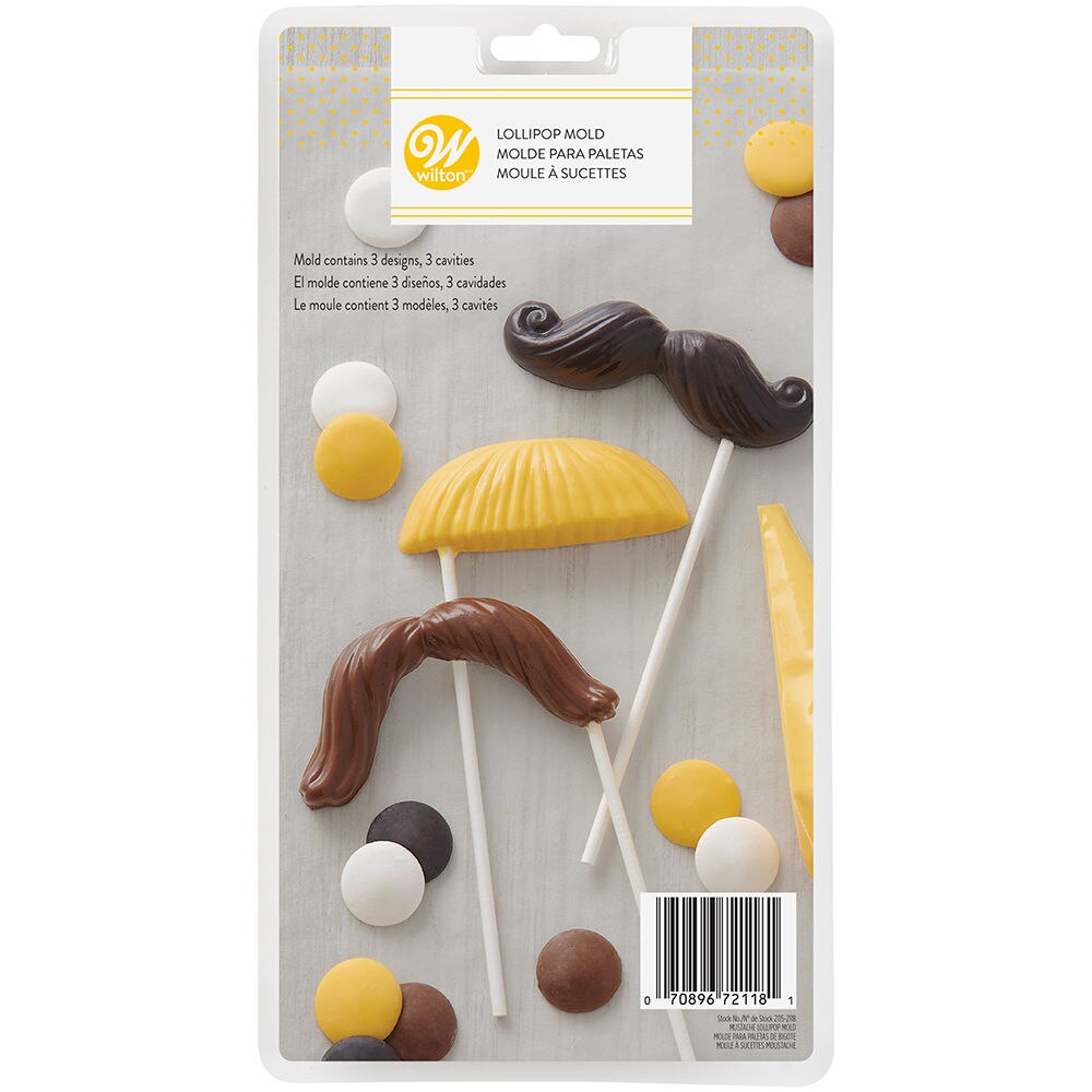 Matrita ciocolata si bomboane Mustata, Wilton