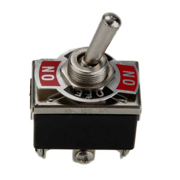 Intrerupator Metal Simplu ON/ON, 10A, 7mm
