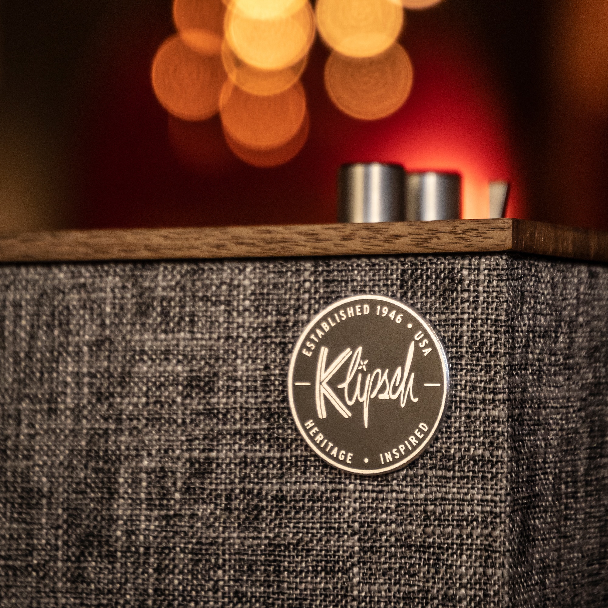 Boxa Wireless Klipsch The Three II Walnut, Maro