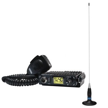 Pachet statie radio CB President Bill ASC + Antena CB President Montana Pachet statie radio CB President Bill ASC + Antena CB President Montana