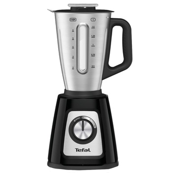 Blender Tefal EquInox BL44E831, 800 W, capacitate recipient 1.5L, tehnologie Air Cooling, sistem Smart Lock, 2 trepte viteza, Negru/Inox Blender Tefal EquInox BL44E831, 800 W, capacitate recipient 1.5L, tehnologie Air Cooling, sistem Smart Lock, 2 trepte viteza, Negru/Inox
