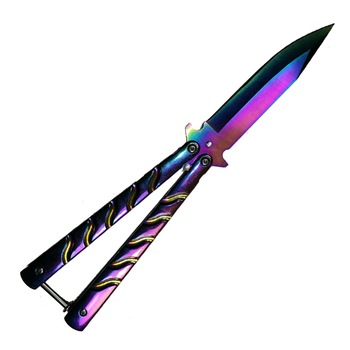Cutit fluture, Butterfly, Balisong 25 cm, fade cameleon Cutit fluture, Butterfly, Balisong 25 cm, fade cameleon