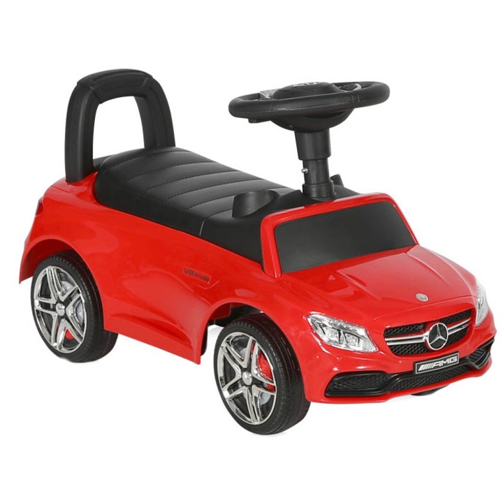 Детска кола Lorelli - Mercedes Coupe, С музика и звуци, Червена