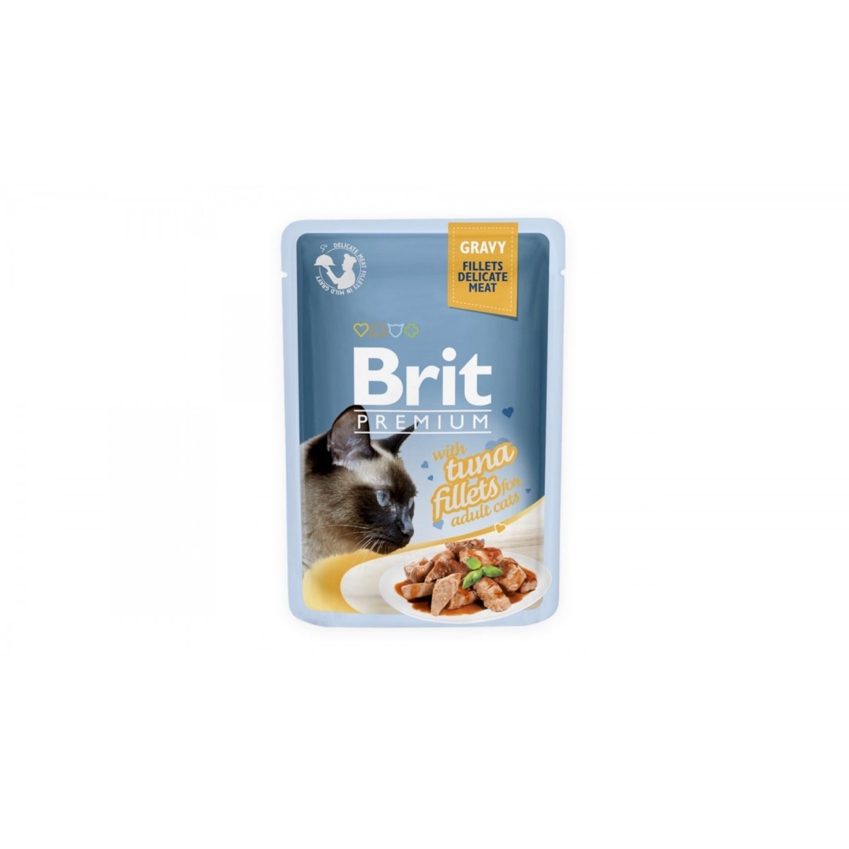 Hrana umeda pentru pisici Brit Cat Delicate Curcan in Sos 6 x 85gr