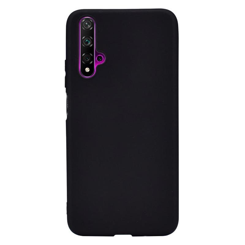 Husa silicon Huawei Nova 5T Matte, Antisoc, TPU, Viceversa Negru
