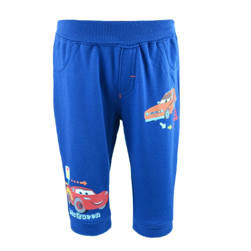 Pantaloni sport pentru baieti Disney Cars DISK-JPTR51528AL, Albastru, 80 cm