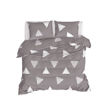 Lenjerie de pat pentru 2 persoane, 4 piese, Enlora home, Bubu ,240x260 ,100% bumbac ranforce Lenjerie de pat pentru 2 persoane, 4 piese, Enlora home, Bubu ,240x260 ,100% bumbac ranforce