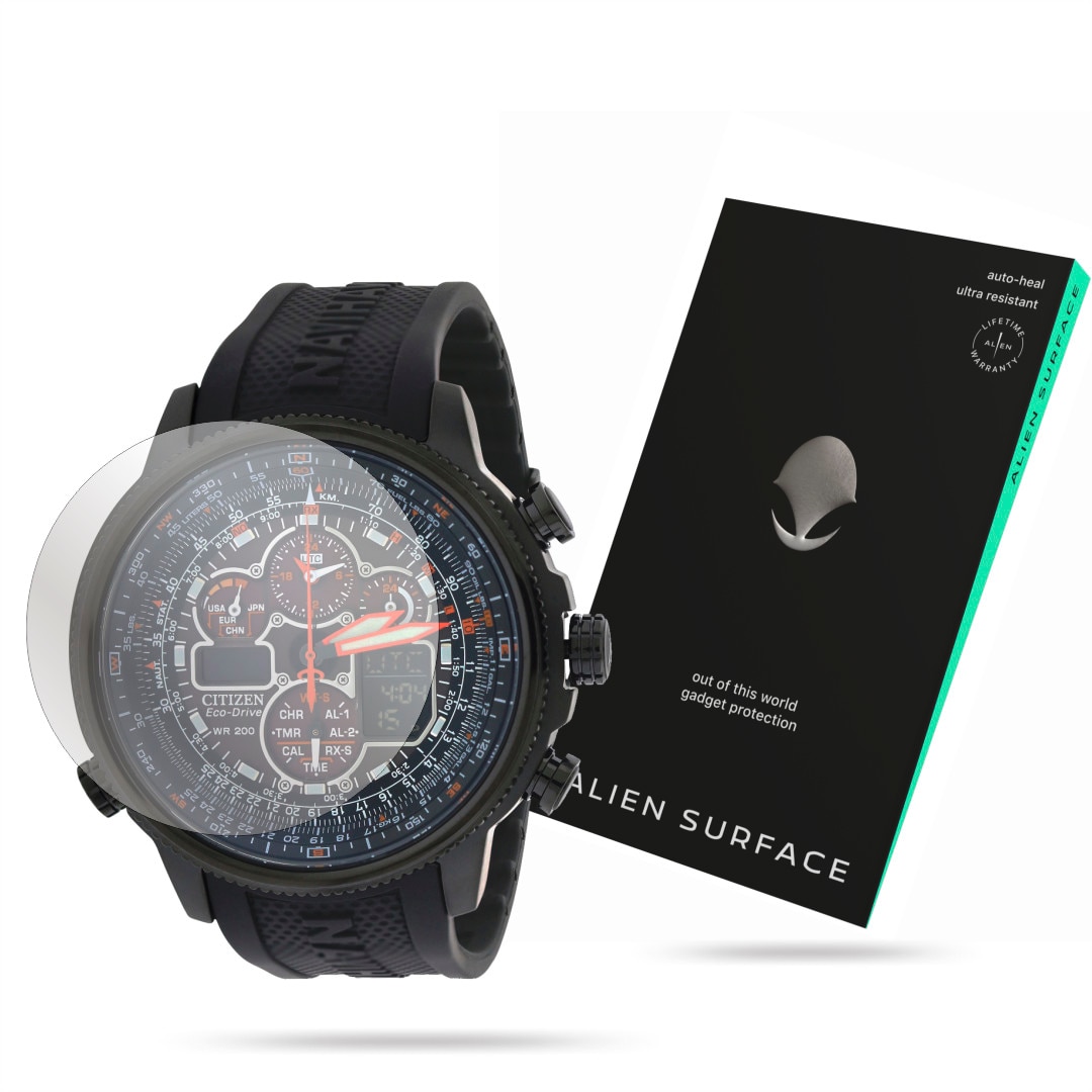 Folie Alien Surface, Citizen Promaster Navihawk A-T (JY0000-04E), protectie ecran 1+2 Rezerve