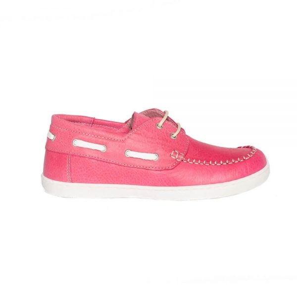 Pantofi copii din piele naturala Jose fuxia Pj Shoes