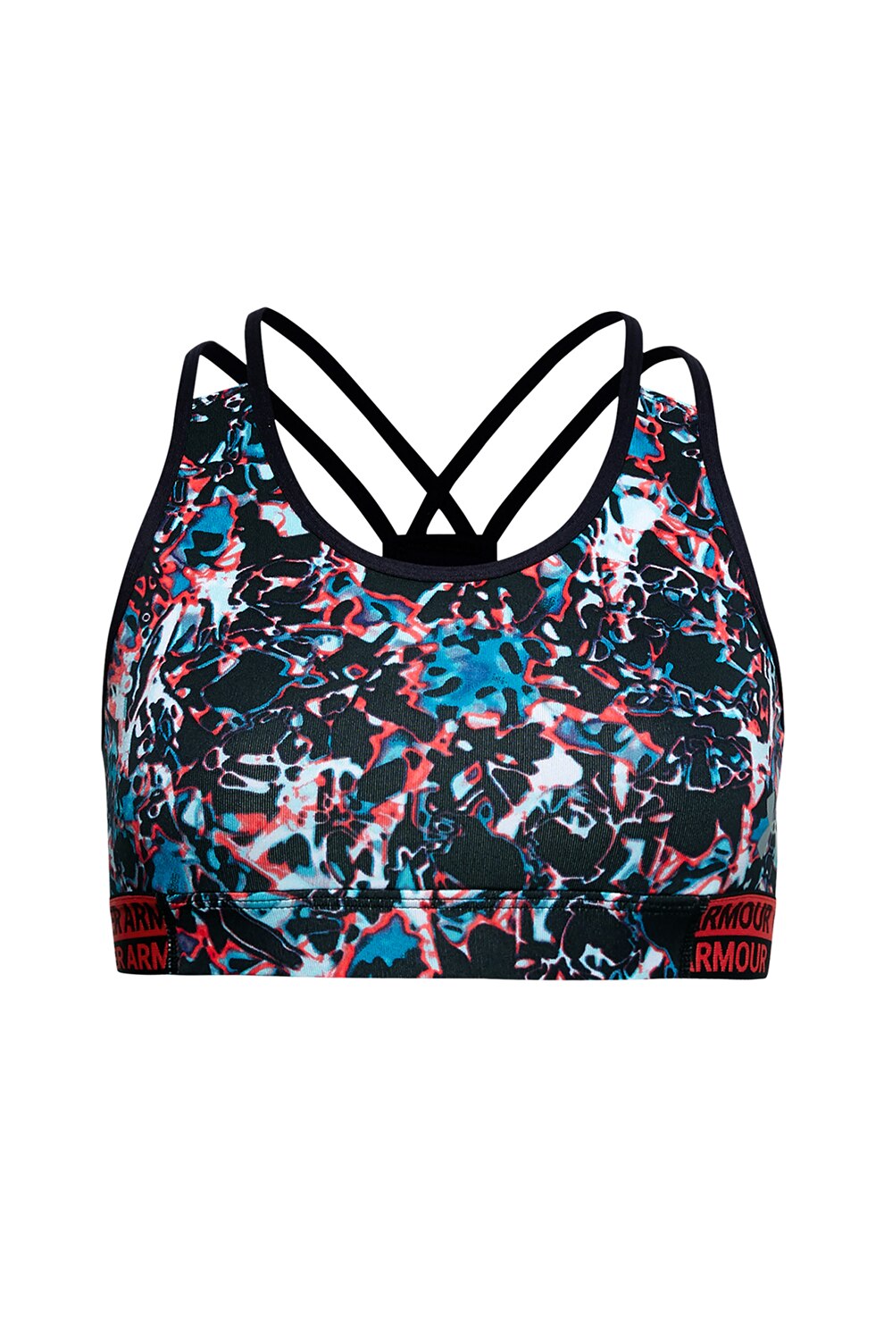 Under Armour, Bustiera cu model abstract Novelty, Multicolora