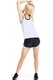 Under Armour, Top lejer pentru antrenament Knockout, Alb, S