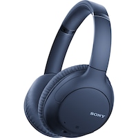 Casti audio Sony WH-CH710NL, Noise Canceling, Google Assistant, Wireless, Bluetooth, NFC, Autonomie de 35 ore, Albastru