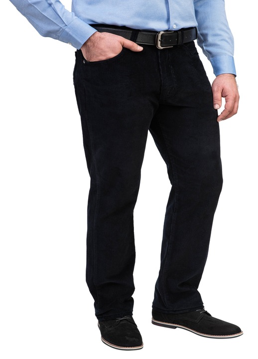 Pantaloni raiat clasici, Forza, bleumarin 34