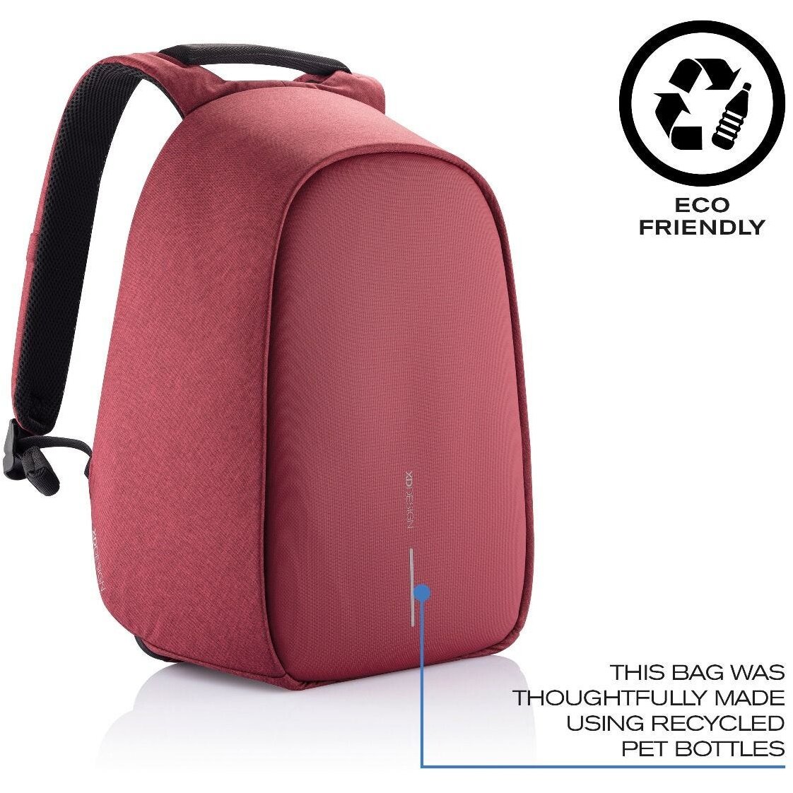 Rucsac Bobby Hero, XD Design, Poliester, 11.5 l, Rosu