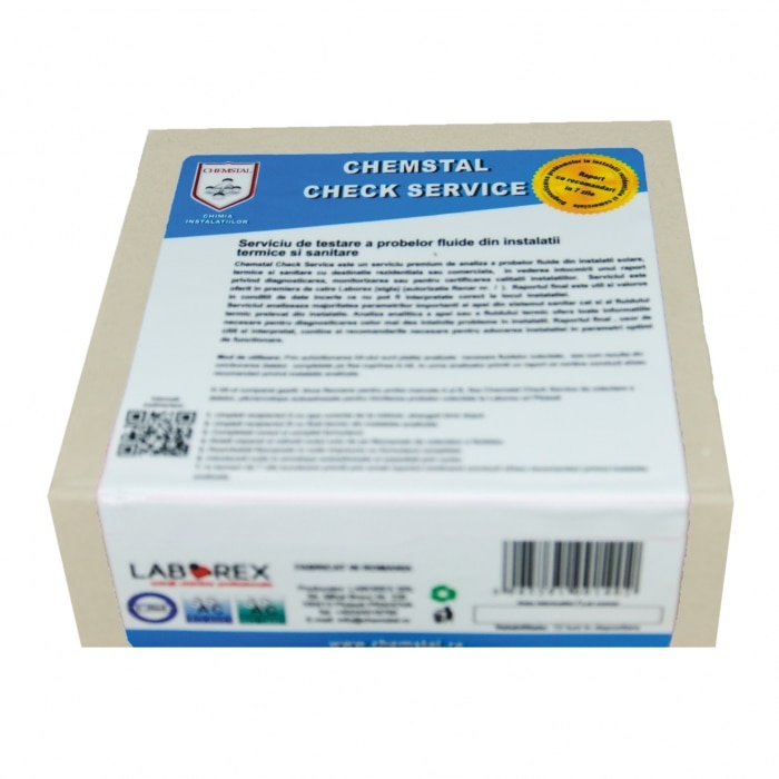 Serviciu de testare a probelor fluide din instalatii termice si sanitare, CHECK SERVICE
