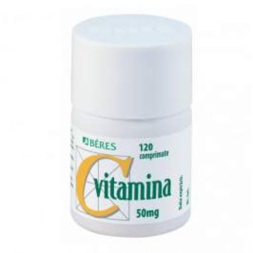 Supliment alimentar Vitamina C 50 mg, 120 comprimate