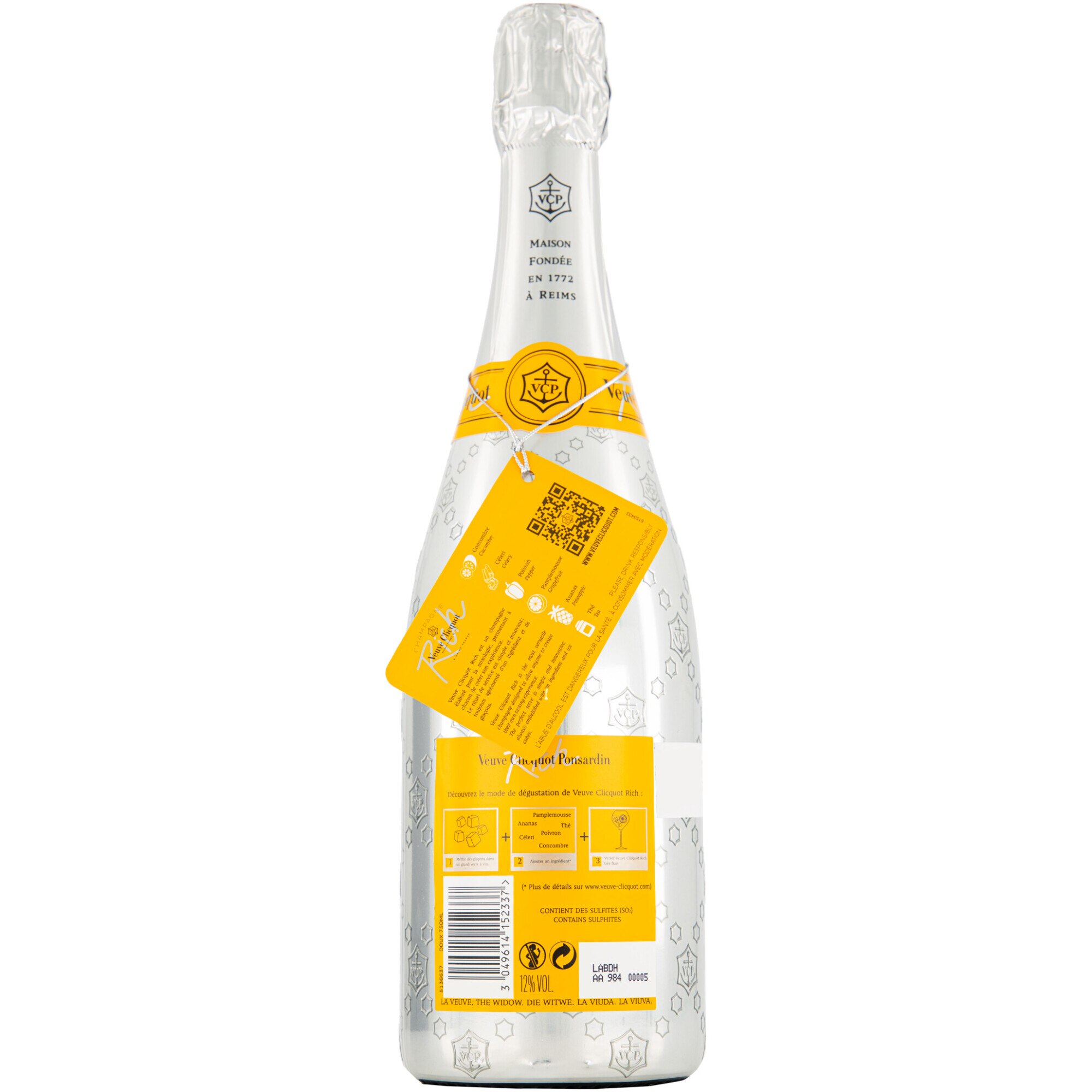 Veuve Clicquot Rich 0.75L (12% Vol.) - Veuve Clicquot - Champagne