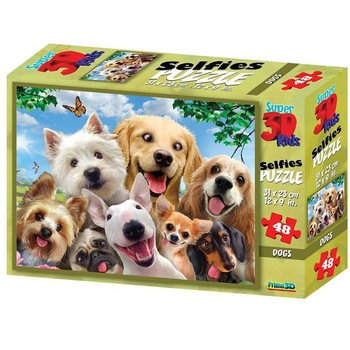 Puzzle 3D, 48 piese - Dog Puzzle 3D, 48 piese - Dog