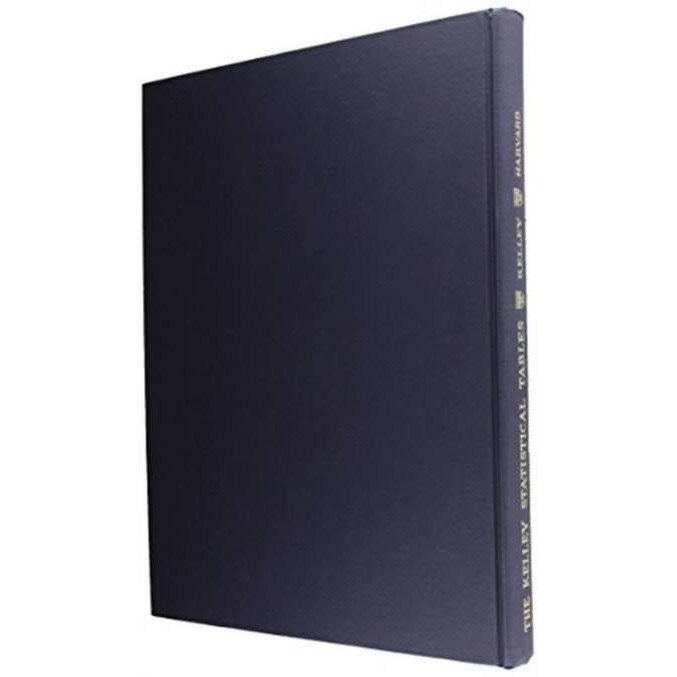 The Kelley Statistical Tables, Rev. ed de Tl Kelley