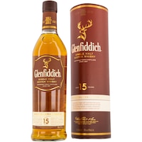 Whisky Glenfiddich 15YO, Single Malt 40%, 0.7l
