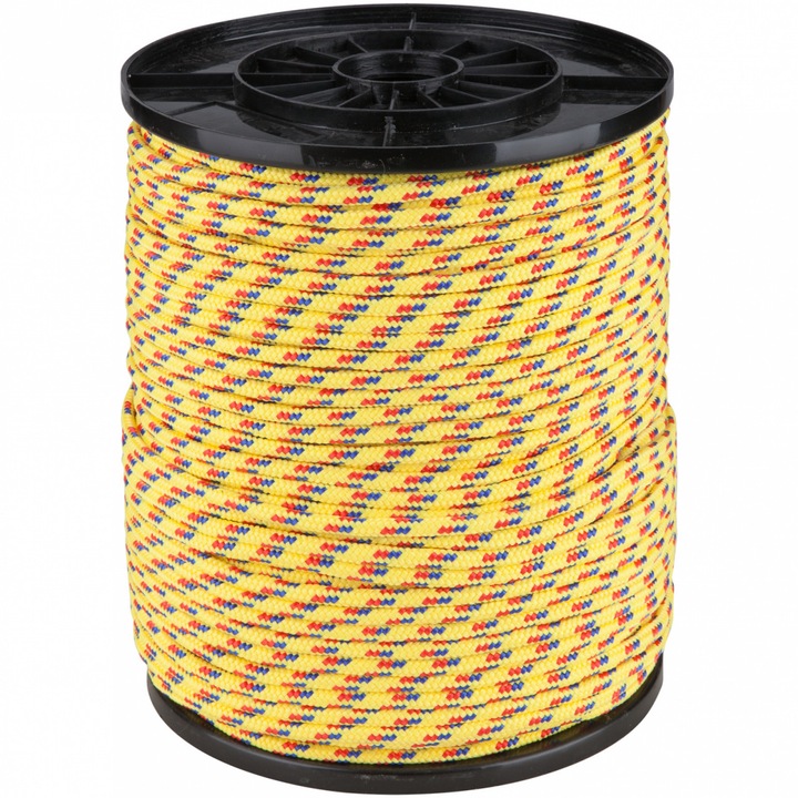 Cordelina PP 1001 Rola - 200 m.l. 6 mm 200 m Galben/Multicolor