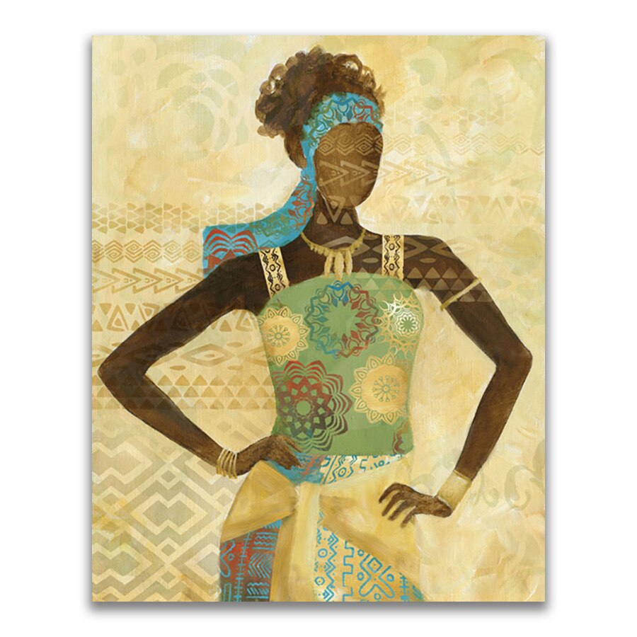 Tablou Canvas - Afro, Figurativ, Modern, 24 x 30 cm