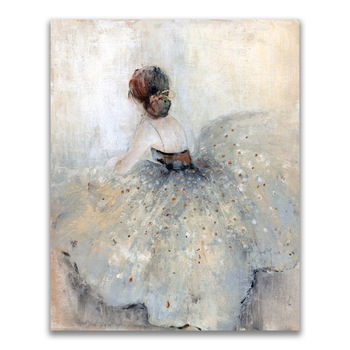 Tablou Canvas - Balerina, Figurativ, Modern, 24 x 30 cm Tablou Canvas - Balerina, Figurativ, Modern, 24 x 30 cm