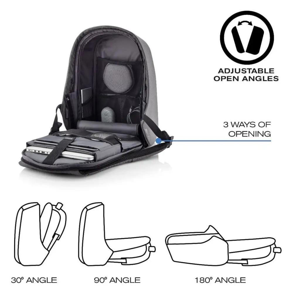 Rucsac Bobby Hero, XD Design, Poliester, 18 l, Gri