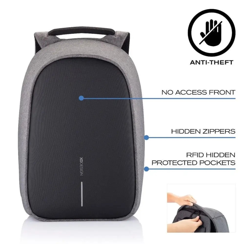 Rucsac Bobby Hero, XD Design, Poliester, 18 l, Gri