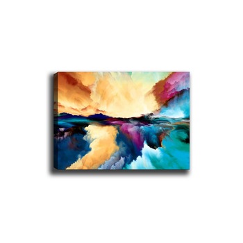 Tablou decorativ 1 piesa , Canvas , Wallity, multicolor, 70X100 Tablou decorativ 1 piesa , Canvas , Wallity, multicolor, 70X100
