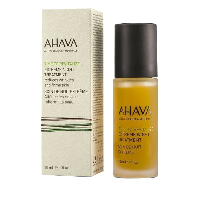 Tratament antirid de noapte Ahava Time to revitalize, 30 ml
