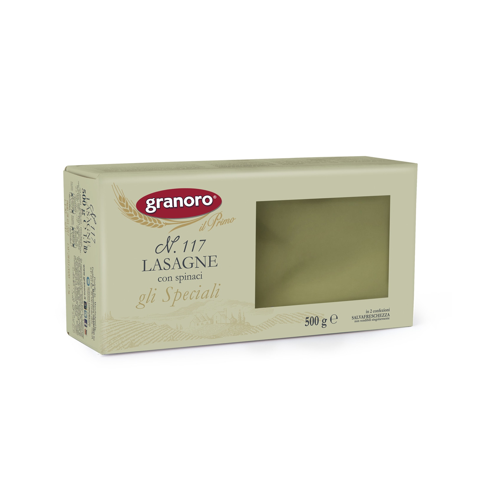 Foi pt Lasagna cu spanac Granoro 500g