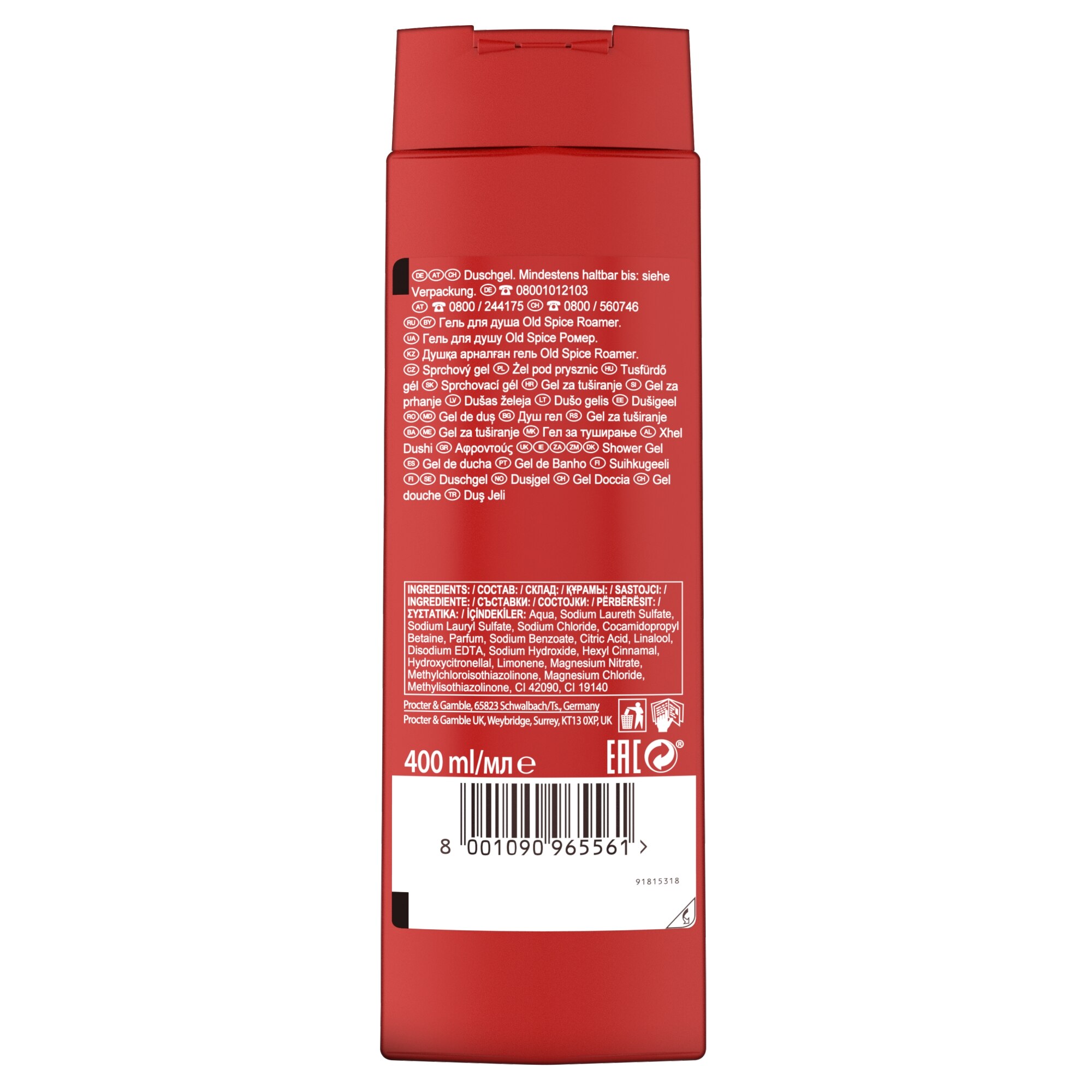 Old Spice Roamer Tusfürdő Férfiaknak, 400 ml - eMAG.hu