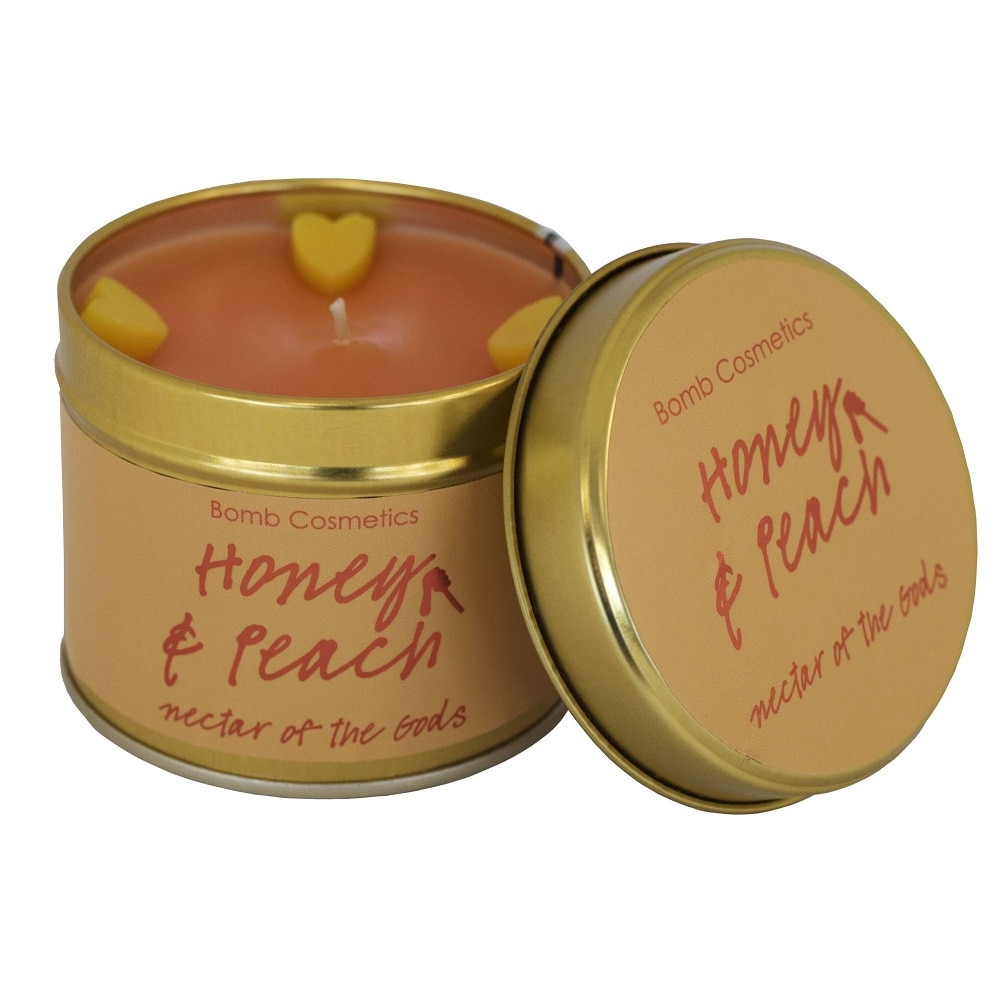 Lumanare parfumata Honey & Peach, Bomb Cosmetics