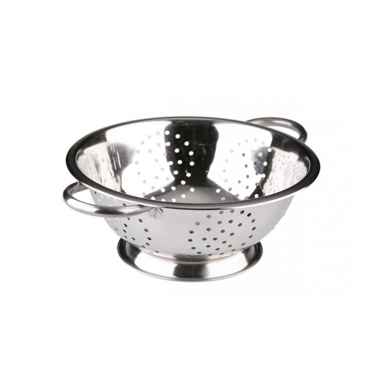 Strecurator pentru fructe cu maner si baza, 10x23,5cm,inox, Perfect Home