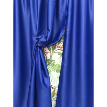 Set draperie, Electric Blue 140x245cm black-out, by Liz Line - DP90 Set draperie, Electric Blue 140x245cm black-out, by Liz Line - DP90