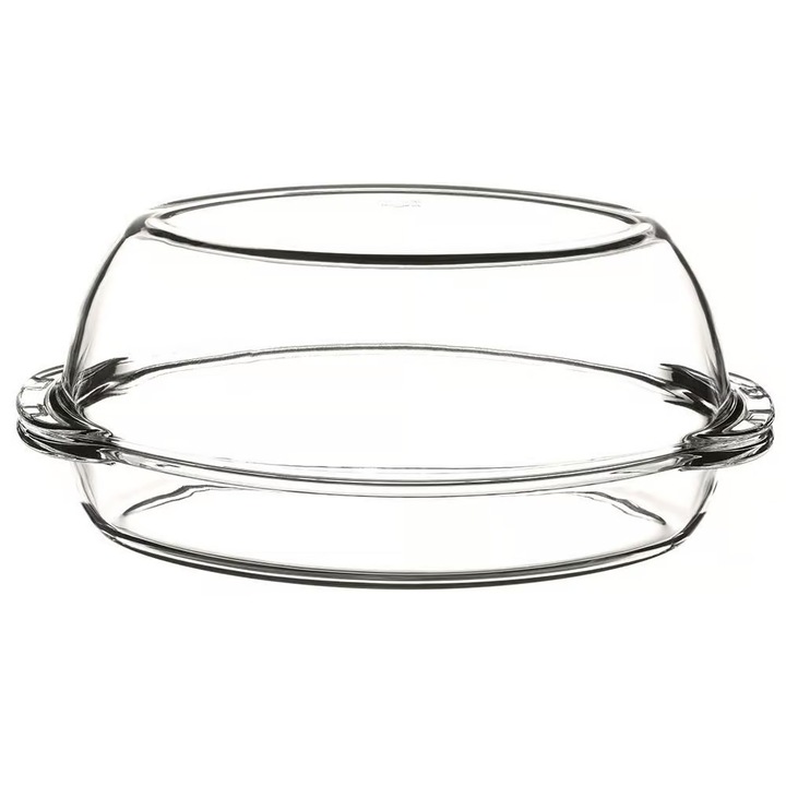 Vas termorezistent cu capac 4.5L, oval, AMBITION Excellent